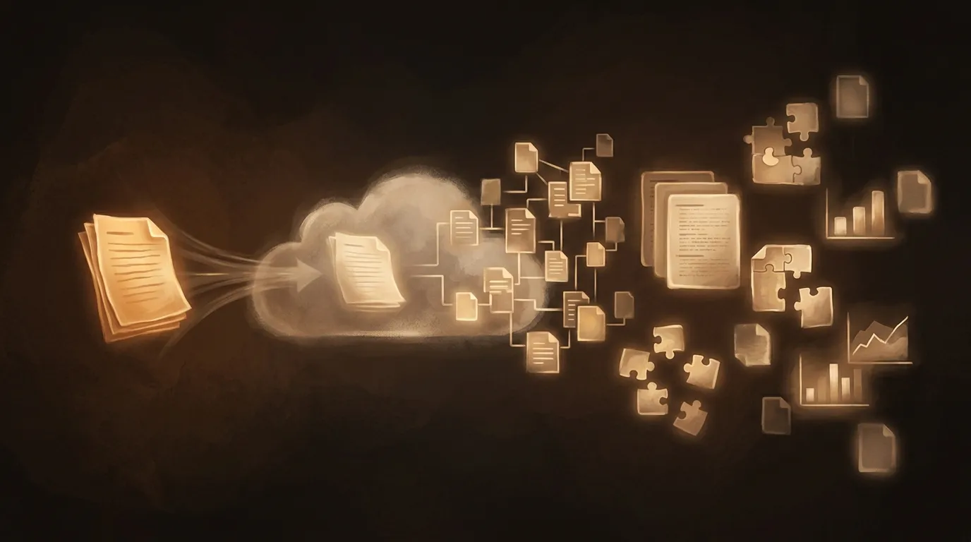 Document uploaded to AI creating multiple persistent copies — indexes, metadata, cache — beyond the original