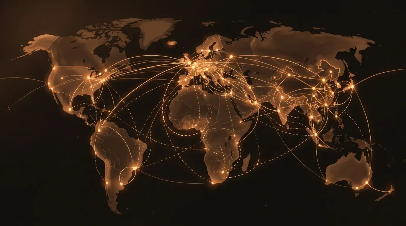 Global map showing the accelerating spread of AI regulation across jurisdictions